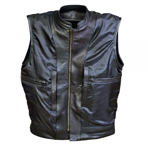 Cow Natural Leather Waistcoat